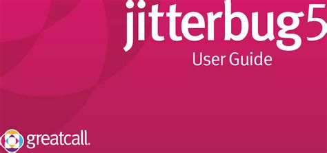 jitterbug 5 star user guide